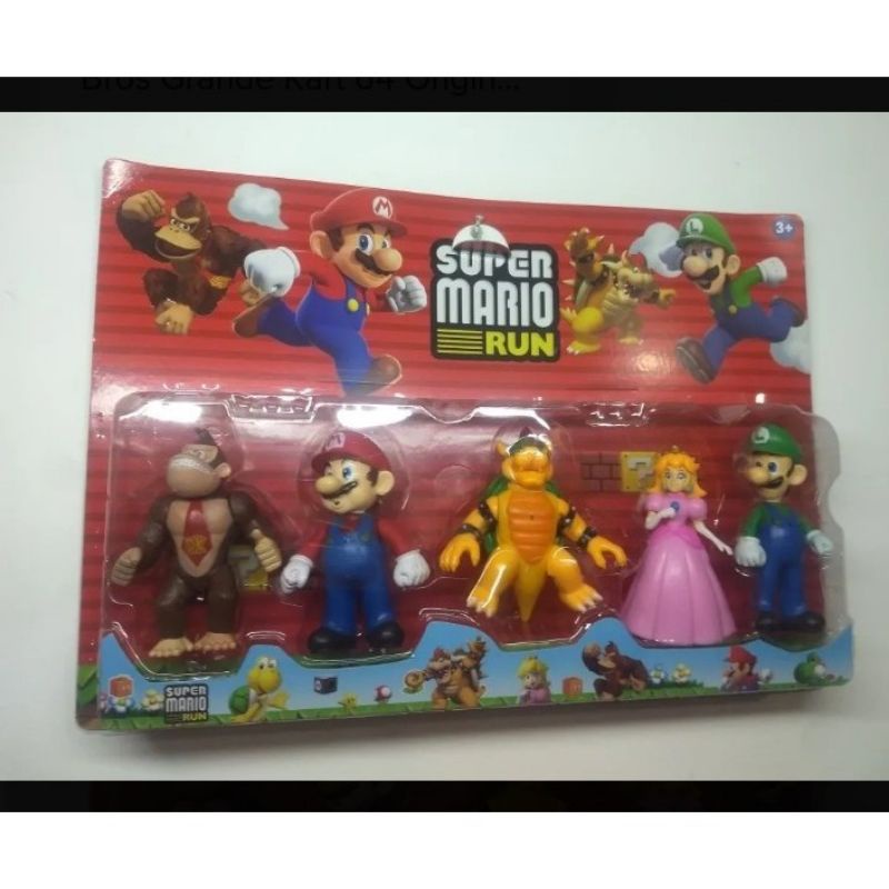 Kit Super Mario Coleção Completa Kit Com 5 Bonecos em Oferta na Shopee