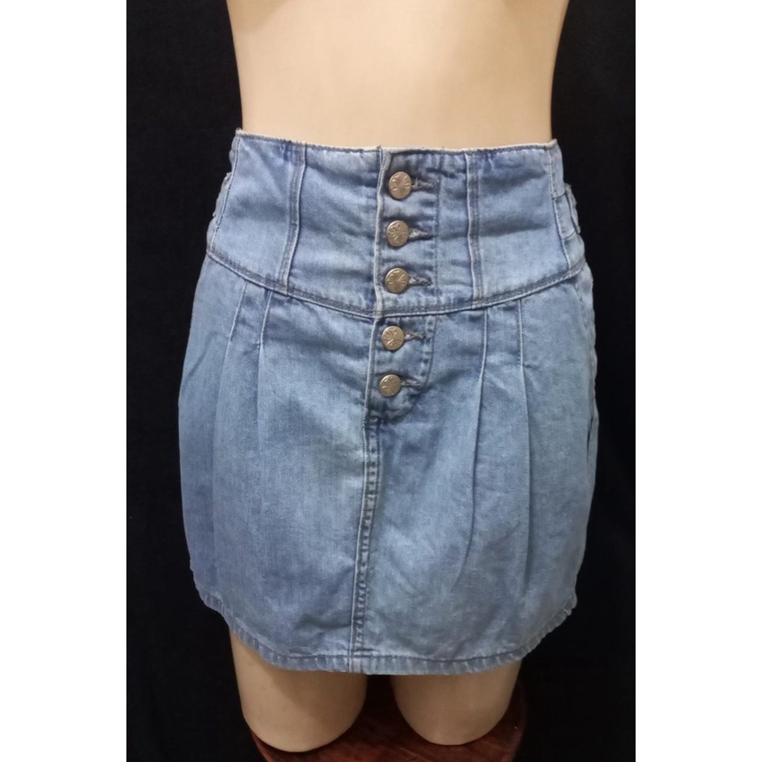 Saia jeans hot sale lojas marisa