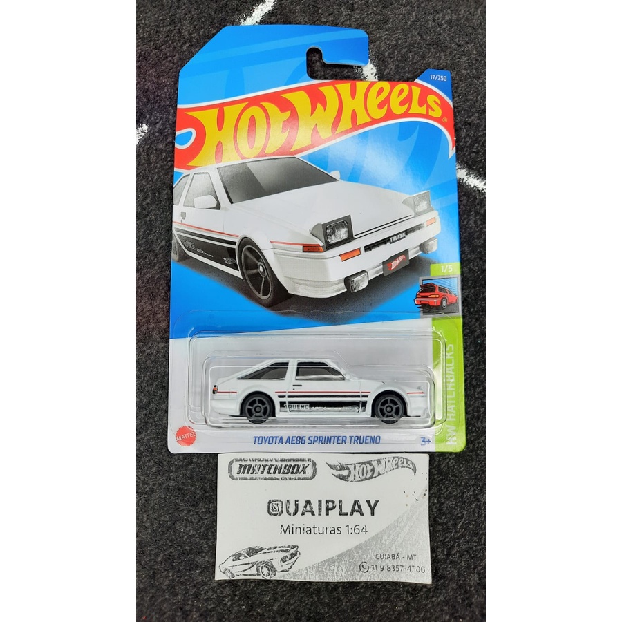 Hot Wheels Toyota Ae86 Sprinter Trueno 2022 INITIAL D Shopee Brasil