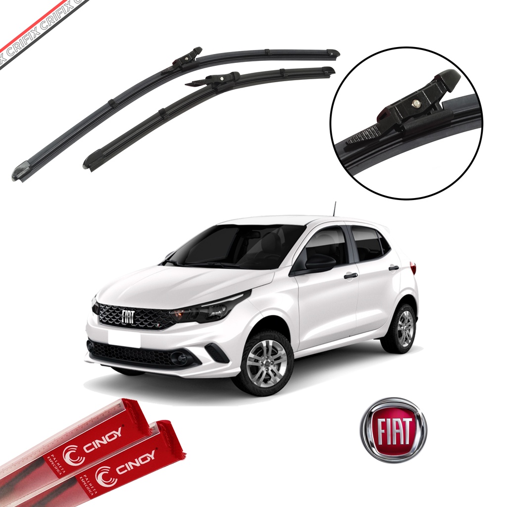 Par Palheta Limpador Parabrisa Fiat Argo 2018 2019 2020 2021 2022 ...