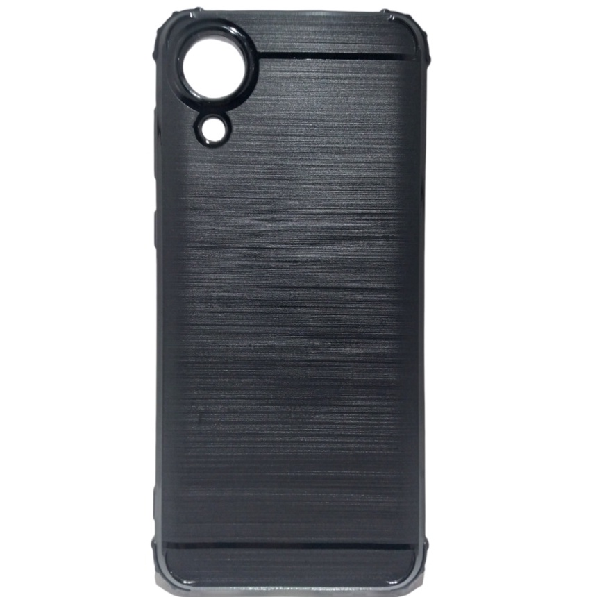 Capa Capinha Case Samsung Galaxy A Core Preta Escovada Anti Impacto