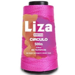 Linha Liza Grossa Circulo Cone com 500 Metros Fio N° 2 para Trança