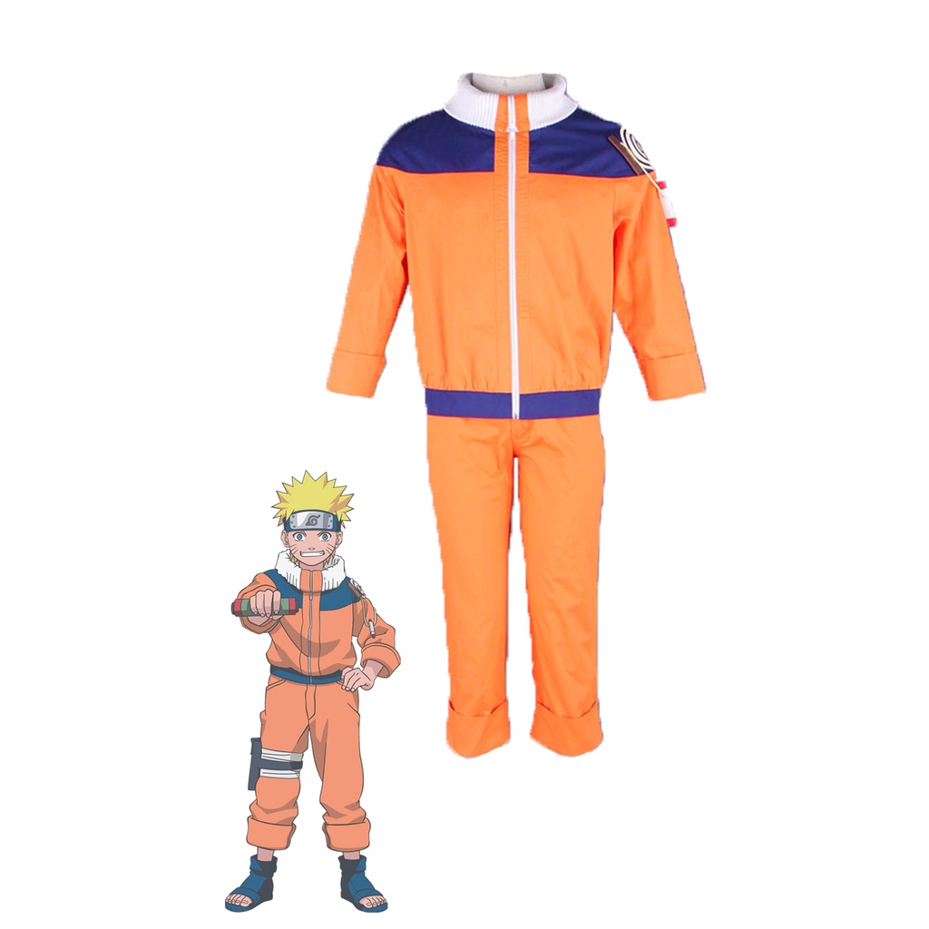 Cosplay Naruto Uzumaki Fantasia Adulto Naruto Clássico Original ...