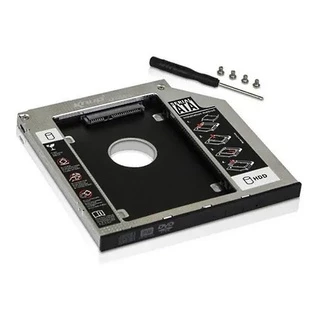 Case Caddy Ssd Sata 2ºhd Adaptador Dvd Gaveta Notebook 9,5mm