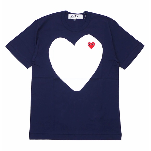 Novo Play comme des garcons CDG Homens Mulheres Algodão Camiseta De Manga Curta