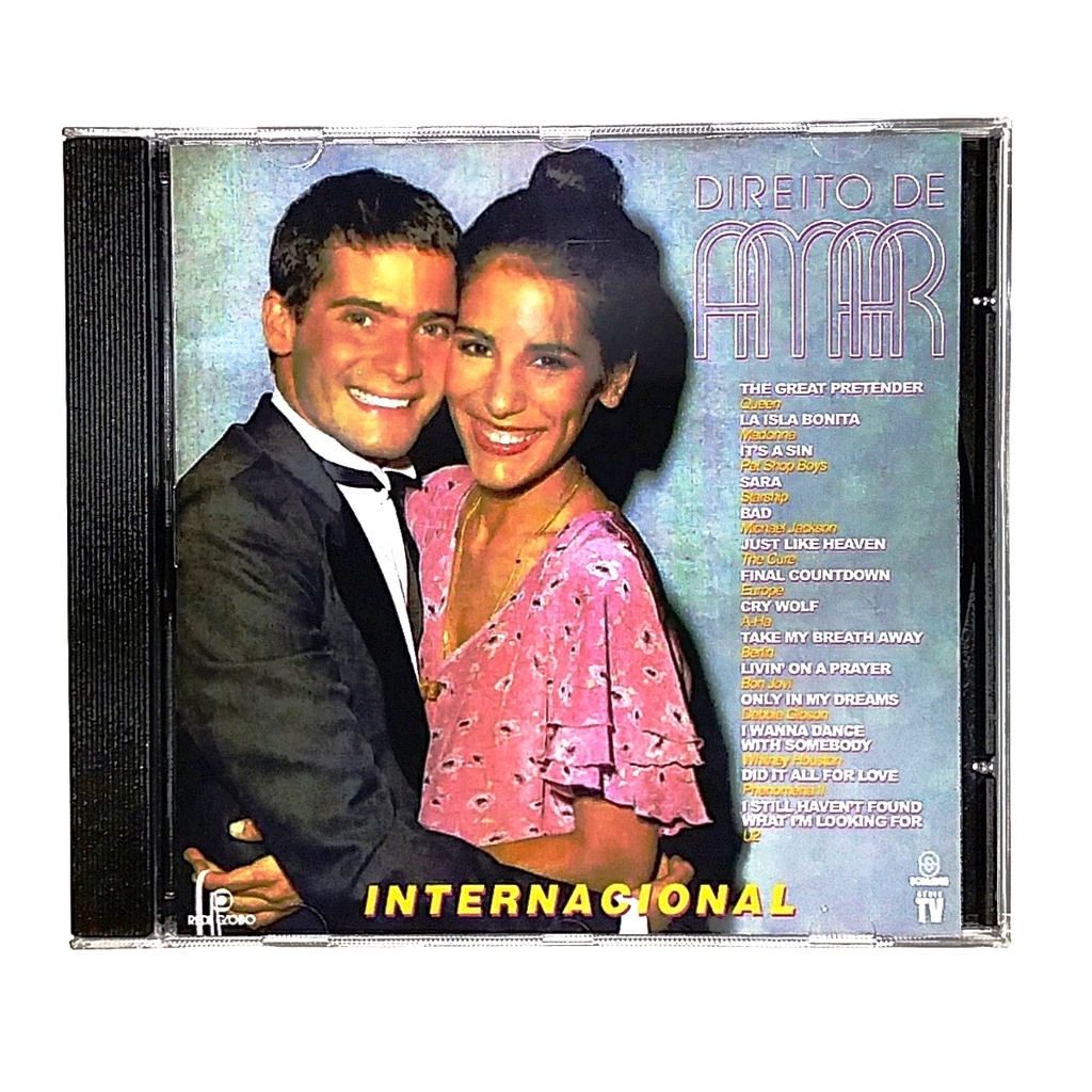 Cd Direito De Amar Internacional (1987) REMASTERIZADO TRILHAS & AFINS Shopee Brasil