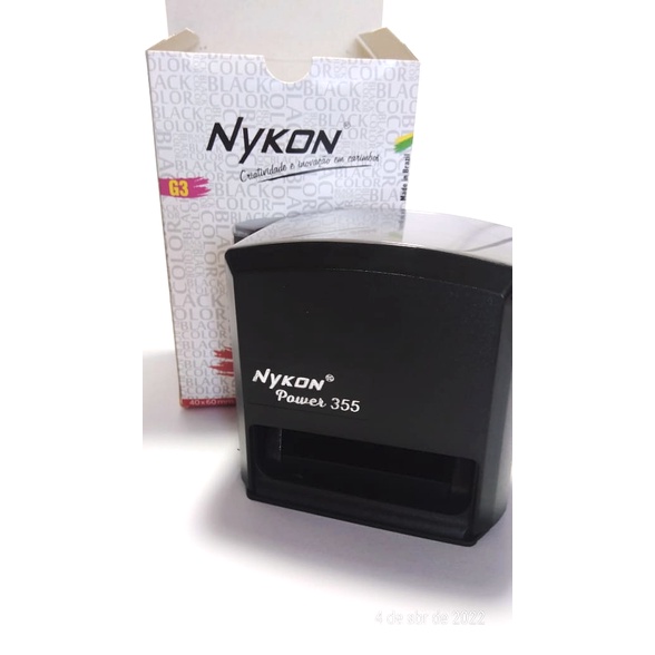 Kit de Carimbos Nykon Power 355 CNPJ + CSI-15 Assinatura (Empresa)