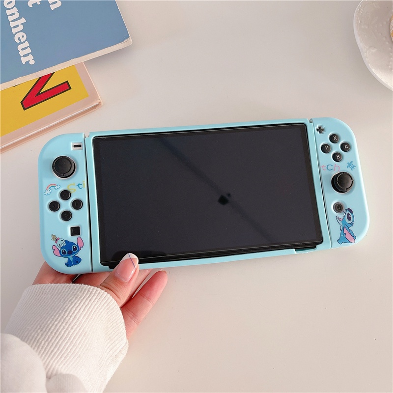 Nintendo Switch Caso OLED Moda De Rua Animação Tema Rainbow Stitch