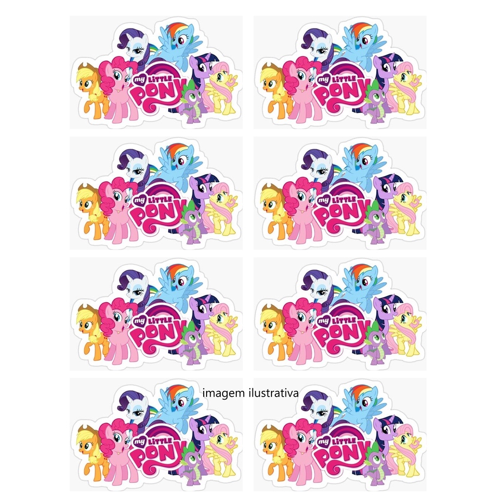 100 Apliques My Little Pony