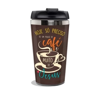 Copo Térmico Personalizado Café E Fé