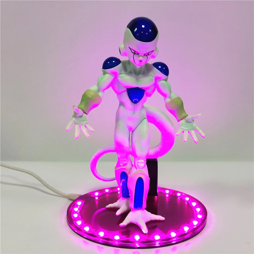 Figura Luminária Freeza Forma Final Dragon Ball Z 35cm Nova