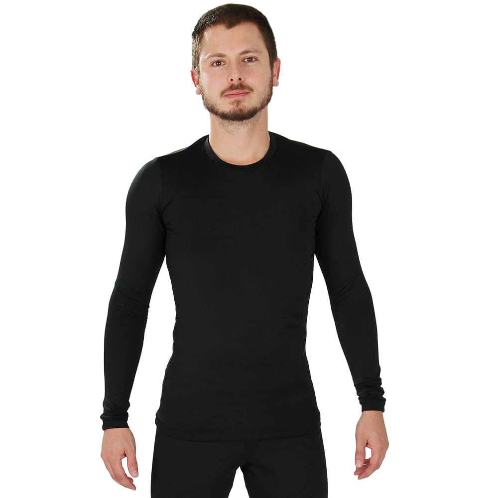 Blusa Segunda Pele Térmica Forrada Plus Masculina Inverno | Shopee Brasil