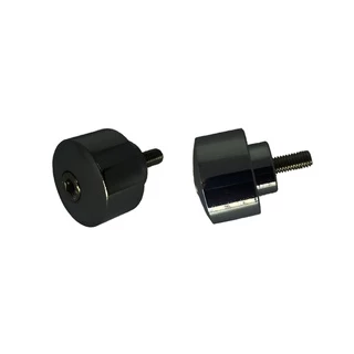 Par de Pesos de Guidão Preto Yamaha Fazer 250 Modelo original Com Parafusos 2005 a 2022 Todas