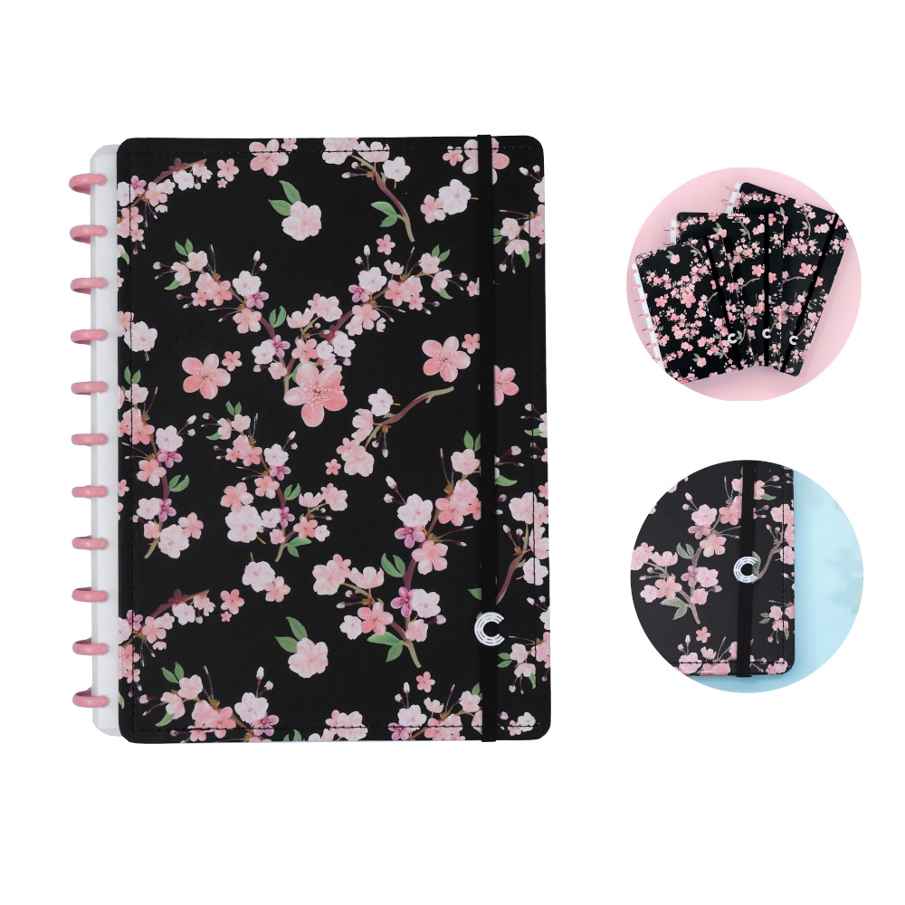 Caderno Inteligente Grande A4 Gocase Classical Rose Black | Shopee Brasil