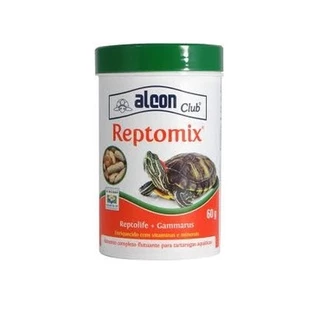 Alcon Club Reptomix 60gr. Ração P/ Tartarugas C/ Mix de Reptolife & Gammarus