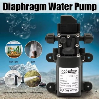 Bomba D'agua 12v 72w 130psi 6l/min+ 1 Filtro 3/8 pol.