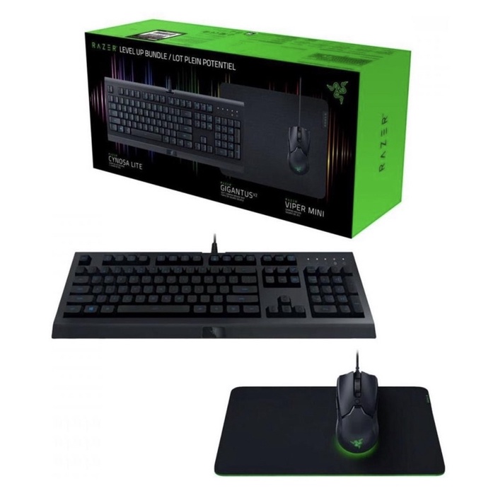 Kit Razer Level Up Cynosa Lite + Viper Mini + Gigantus V2 | Shopee Brasil