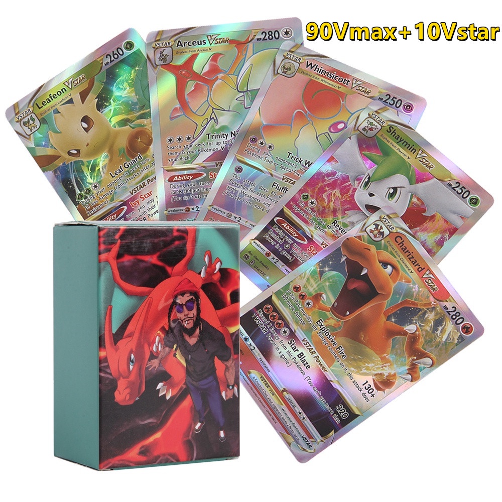 100 cartas pokemon vmax