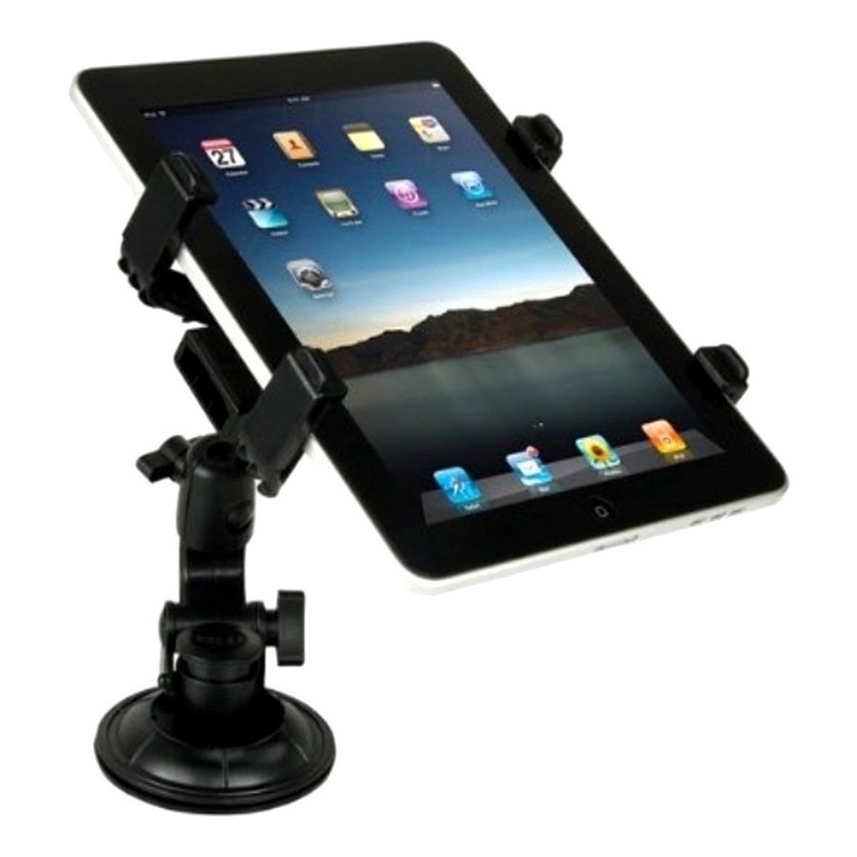 Suporte Veicular Universal Para Tablet Ipad Gps Tv Com Ventosa Para