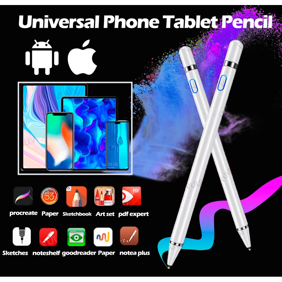 Eingabestifte, 5 Stück Handystifte Touch 2 in 1 Stylus Pen Eingabestift Alle Smartphone Farbe