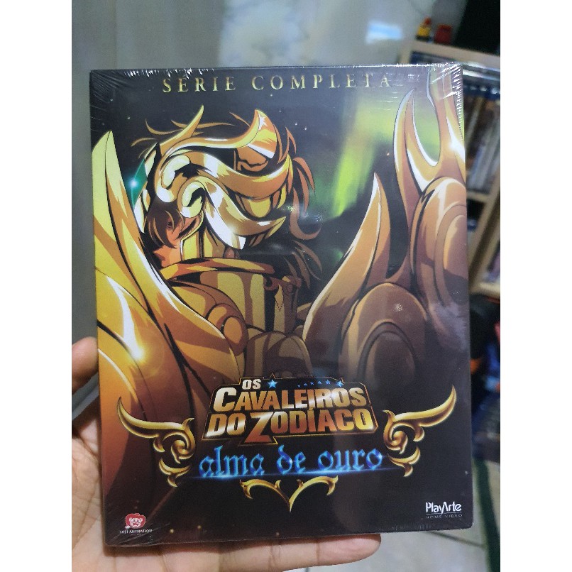 Blu-ray Os Cavaleiros Do Zodíaco Alma De Ouro Série Completa Lacrado