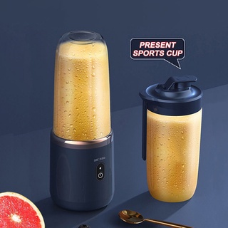 6 Lâminas Copo Suco De Frutas Liquidificador Mixer Food De Carregamento USB Máquina Gelo Triturador De Plástico