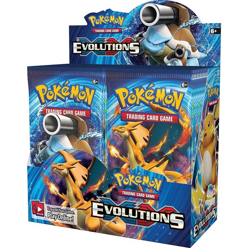 Pokemon TCG XY Evolutions Lacrado Booster Caixa 36 Pacotes Por