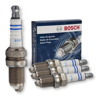 Jogo 4 velas SP7 F000KE0P07 Bosch linha Chevrolet
