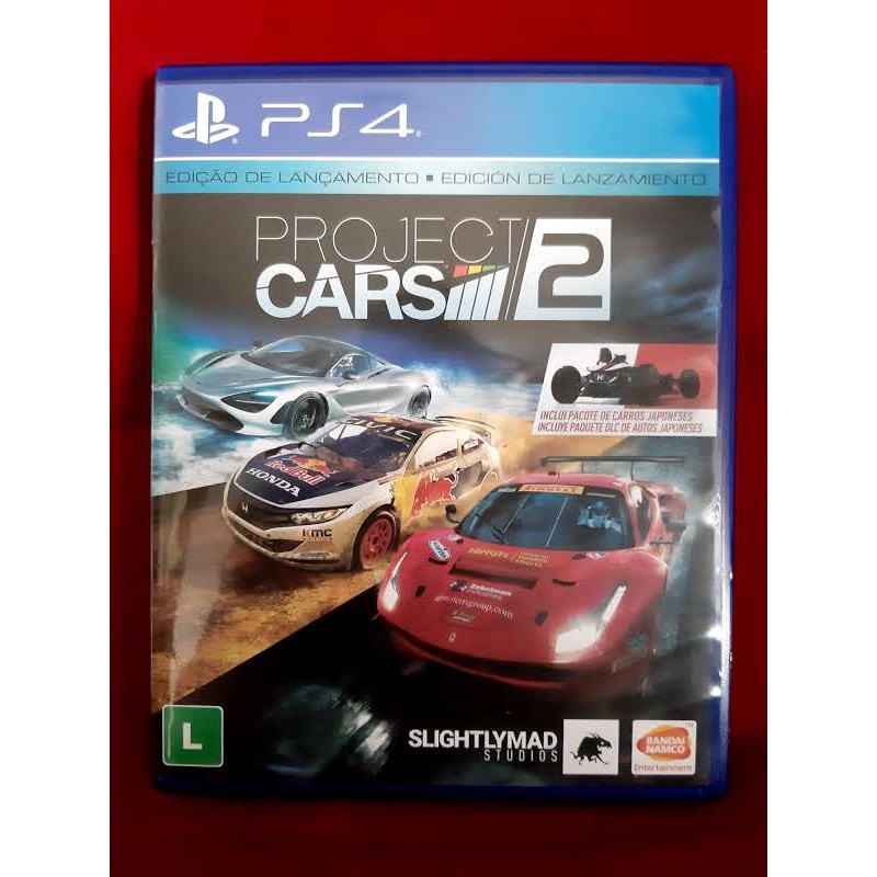 Project cars 2 ps4 playstation 4 NOVO inclui pacote de carros