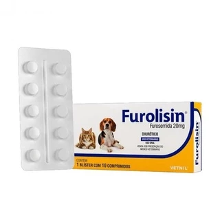 Furolisin 20mg para Cães e Gatos com 10 Comprimidos