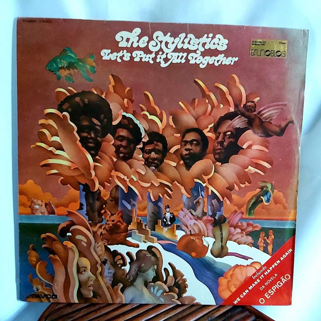 Lp The Stylistics Let's Put It All Together 1974 Avco Shopee Brasil