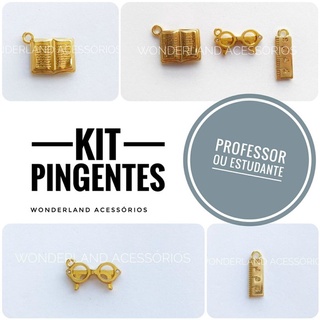 Kit Pingentes 30 Unidades - Professor / Estudante