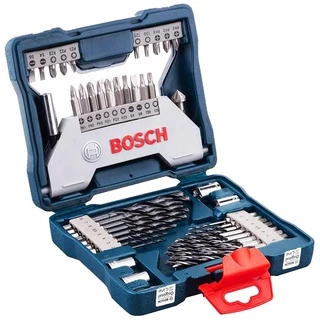 Kit de Brocas e Bits Bosch 43 Peças X-Line Bits Soquetes e Brocas