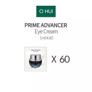 O HUI PRIME ADVANCER Creme Para Os Olhos 1ml X 60 Anti-Rugas/Molhado/Ampola