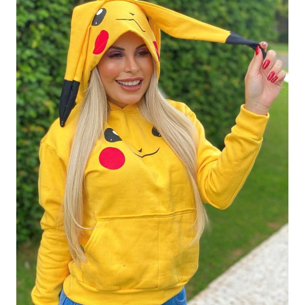 Moletom cheap pikachu feminino