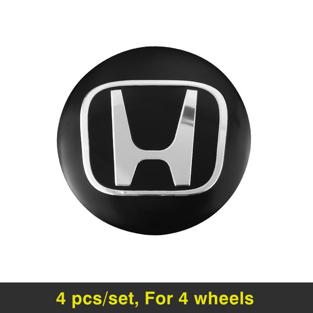4 Pcs Cubo Da Roda De Carro Centro De Metal Cap Emblema