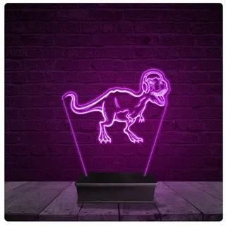 Luminária e Abajur Acrílico Led - Dinossauro 08