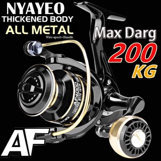NYAYEO Cana De Pesca De Água Salgada 200 Kg Max Drag 17 Murah 17BB 6000