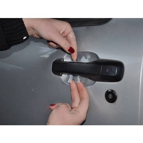 Kit Adesivo Protetor Concha Maçaneta Externa Porta Carro