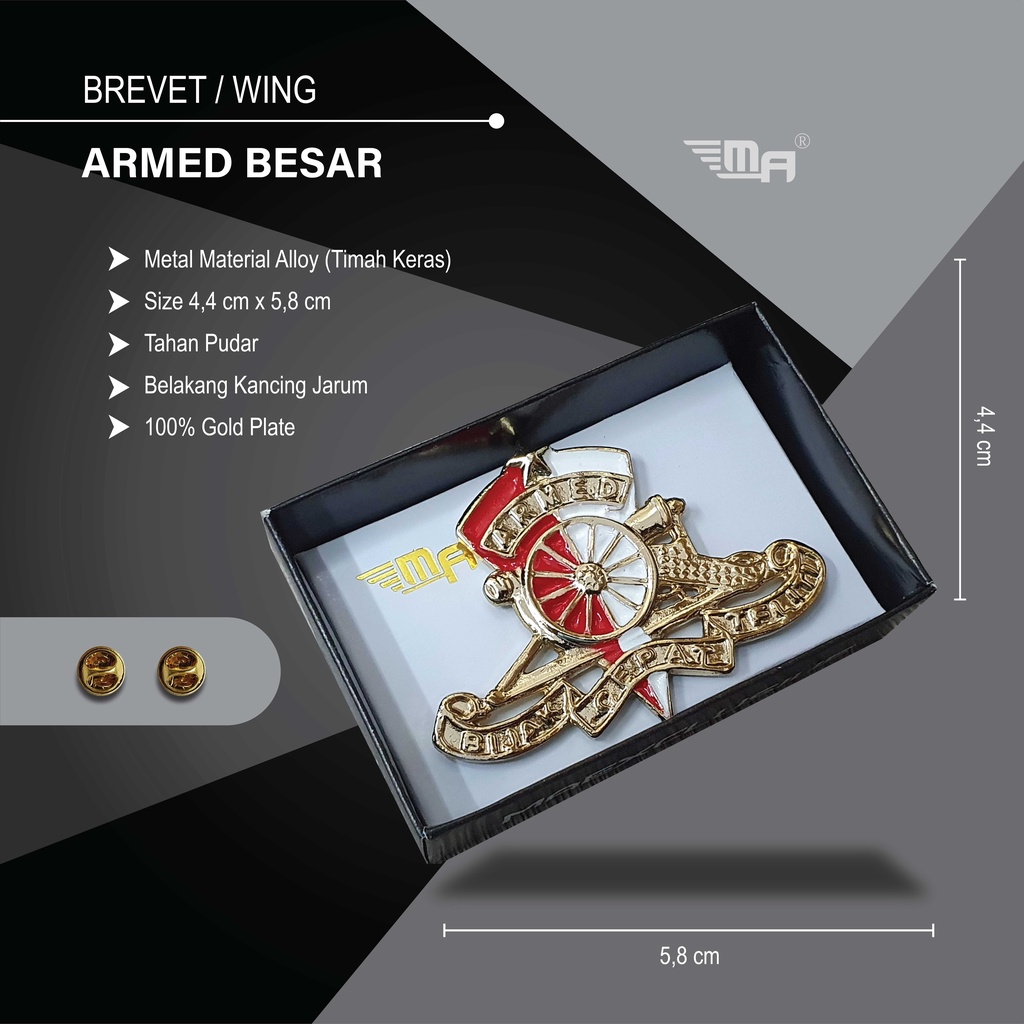 Asa ARMED PDH BRIVET PIN Armado | Shopee Brasil