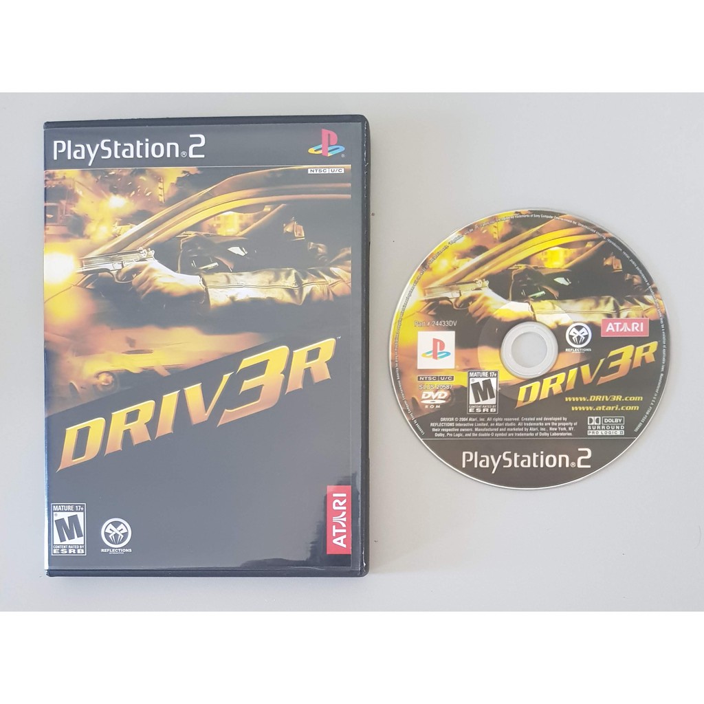 PS2 - Driver 3 DRIV3R - Leia a descrição