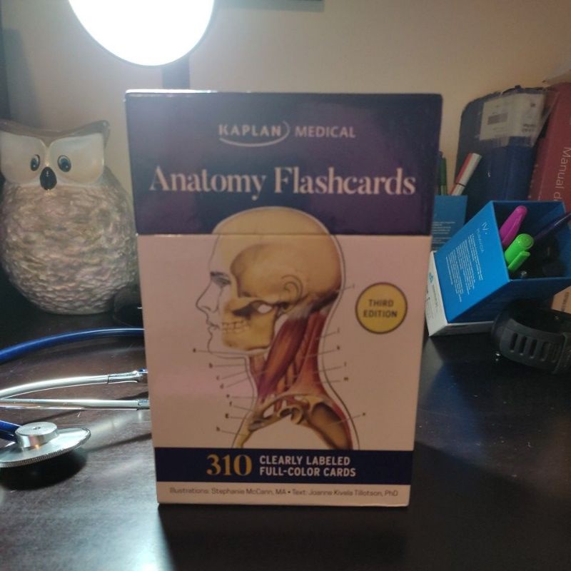 Anatomy Flashcards Flash Cards Anatomia Kaplan Medical Shopee Brasil