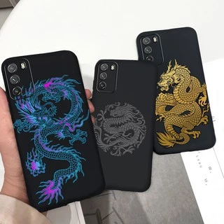 Capa De Celular Flexível Fina De Silicone Dragão Para Xiaomi Redmi 9t / Poco M3 / Mi 10t Pro / Redmi9T / Pocom3 / Mi10T / 10t Pro