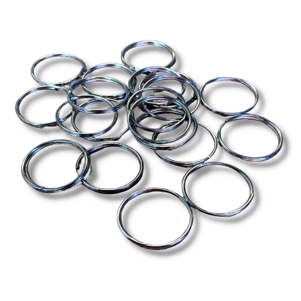 Argola para Chaveiro de 19mm Niquelada Sem Corrente