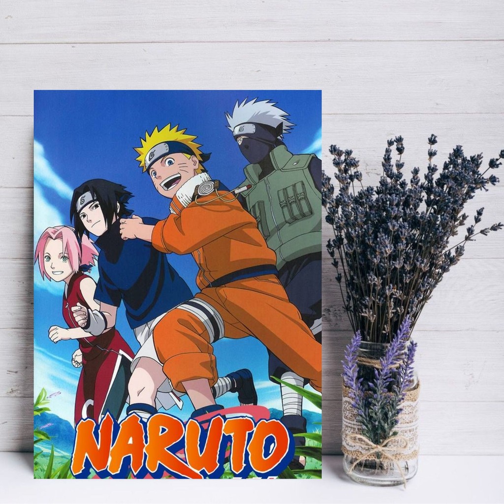 Poster, Quadro Naruto Shippuden - Naruto & Sasuke em