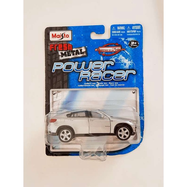 Miniature Maisto Power Racer Smart 1:32 - Voiture à Friction, Jaune, Jouet Enfant