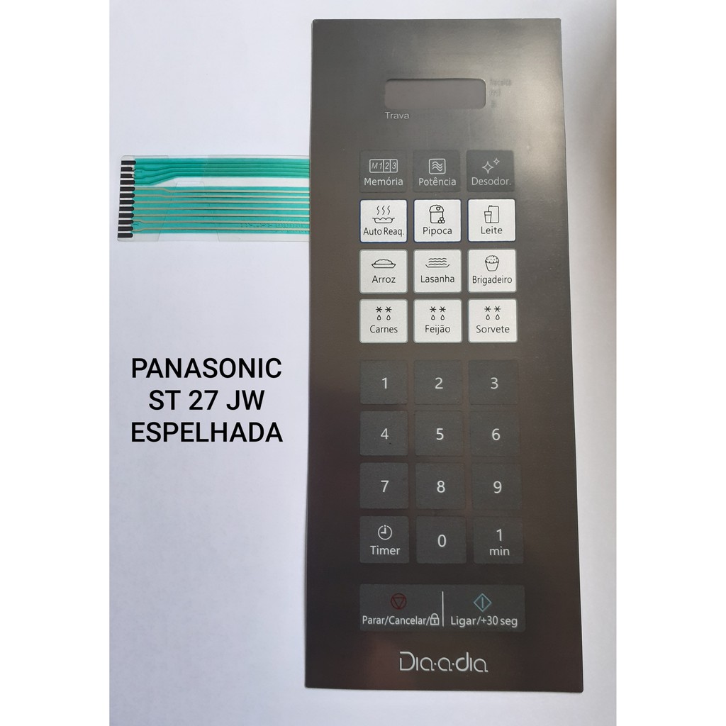 Membrana para microondas Panasonic NN ST 27 JW Espelhada