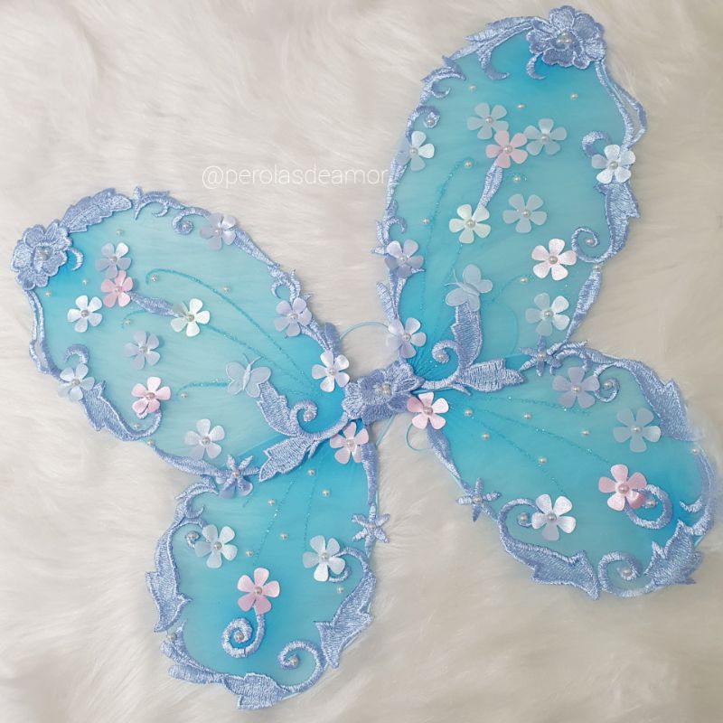 Asa infantil jardim encantado com aplicações