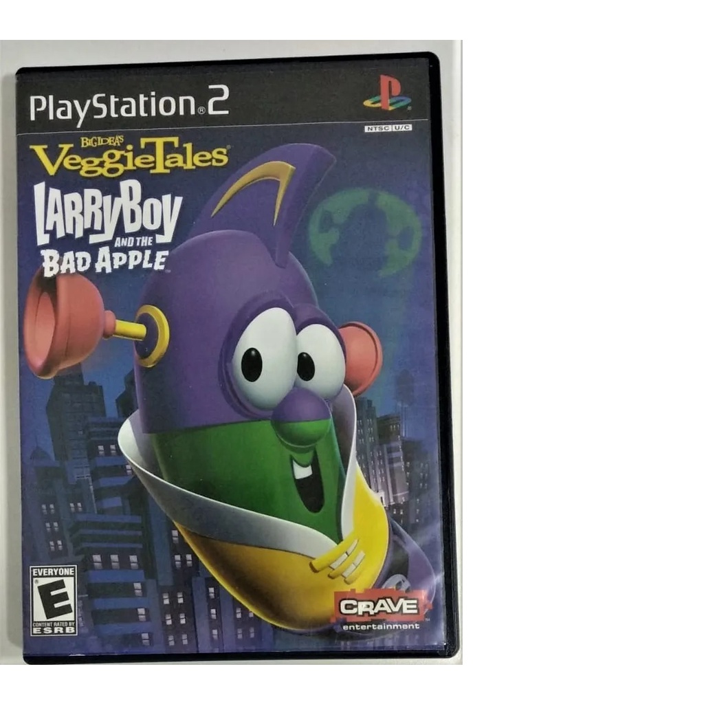 Jogo Ps2 Bigideas Veggietales Larryboy And The Bad Apple Shopee Brasil