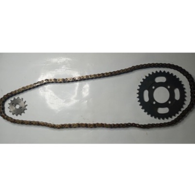 Kit Tração Transmissao Coroa 36 Pinhao 14 Corrente Jet 125 Cc Shineray
